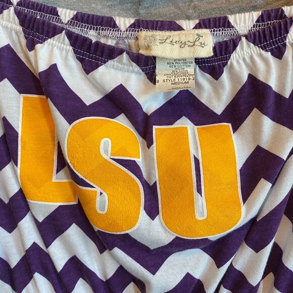 LIVY LU Women's Girl's Size MEDIUM Dress LSU Strapless One of a Kind!! - Picture 7 of 8
